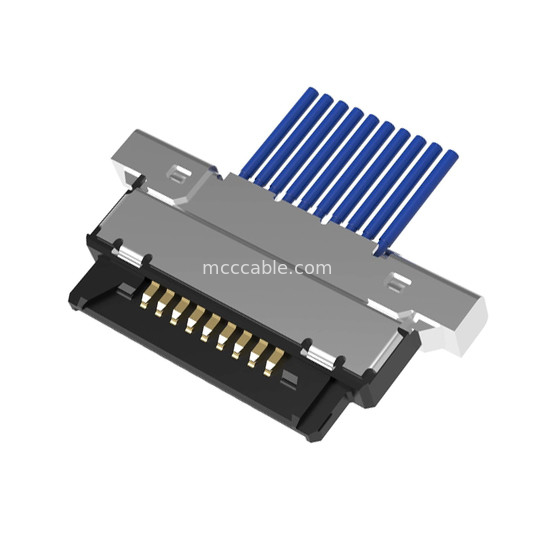 20345-010T-32R 20347-310T-12R 0,5 mm κλίμακα, οριζόντιο σύνδεσμο τύπου μικροσυμπεριβαλλοντικού συνδέσμου