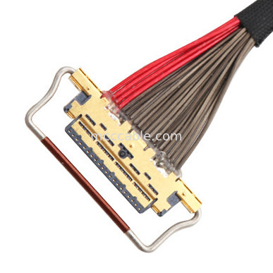 UL EDP LVDS Κοαξιακό καλώδιο 0,4mm Στροφή 20633-220T-01S 20 Pin Προσαρμοσμένο μήκος