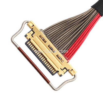 UL EDP LVDS Κοαξιακό καλώδιο 0,4mm Στροφή 20633-220T-01S 20 Pin Προσαρμοσμένο μήκος