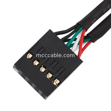 28AWG συνέλευση JST phr-5P καλωδίων λουριών των οδηγήσεων στην πίσσα SH1.0 5P 1.0mm