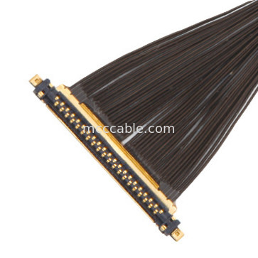 40P UL11130 46AWG Συγκρότημα μικροεξαγωγικών καλωδίων 20531-040t-02 IDC Forming OEM/ODM