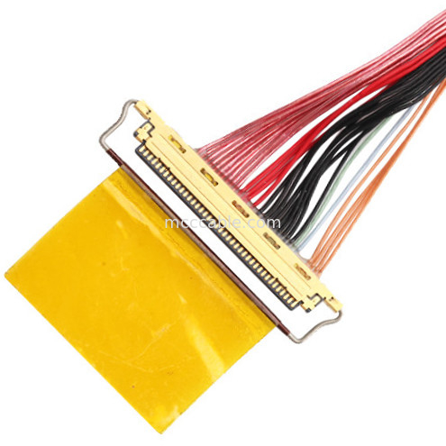 36AWG Lvds Συγκρότημα καλωδίων I  20453-240t-01 έως 20453-240t-01 40P 0,4 mm Στρίψιμο