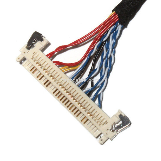 Προσαρμόστε το μήκος 2.0mm Pitch Lvds Cable Assembly 30 Pin  DF11-24DS-2C σε FI-X3OHL OEM/ODM