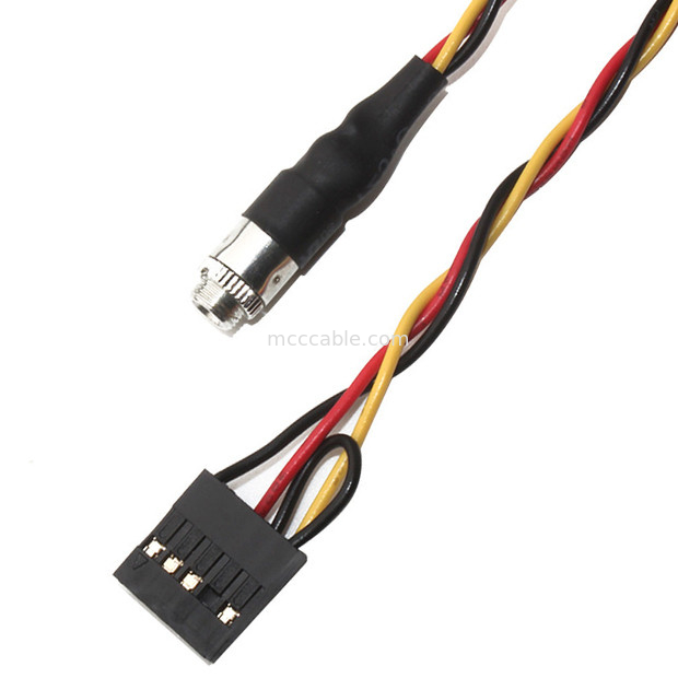 Το Molex 22 55 λουρί 2.54mm πίσσα 3.5mm καλωδίων 2101 συνήθειας επιτροπή τοποθετεί τον ακουστικό Jack