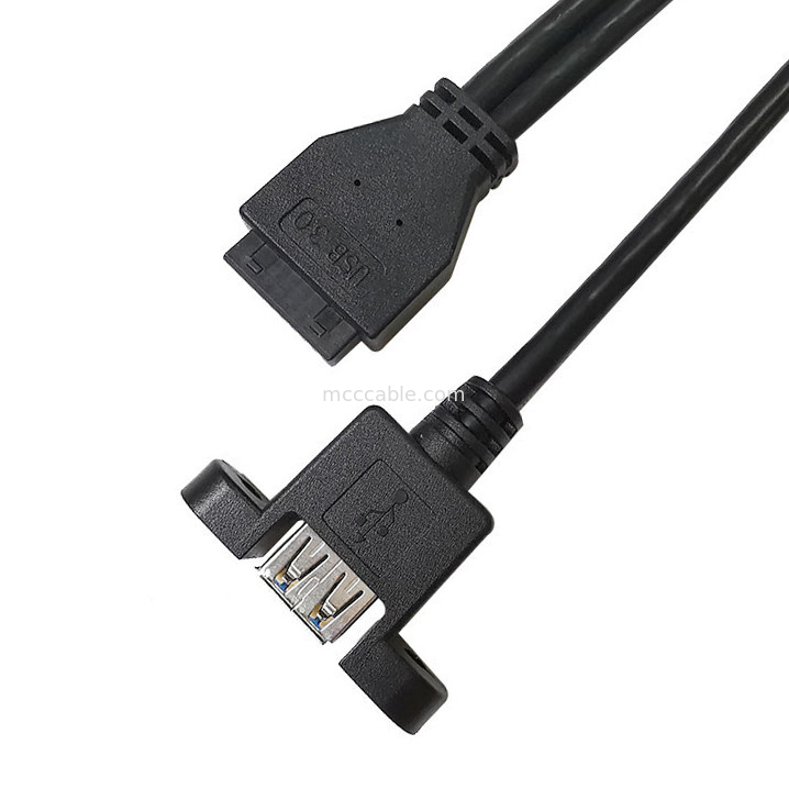 Η επιτροπή USB 3,0 τοποθετεί το Α x2 στο λουρί καλωδίων συνήθειας μητρικών καρτών επιγραφών 20 καρφιτσών