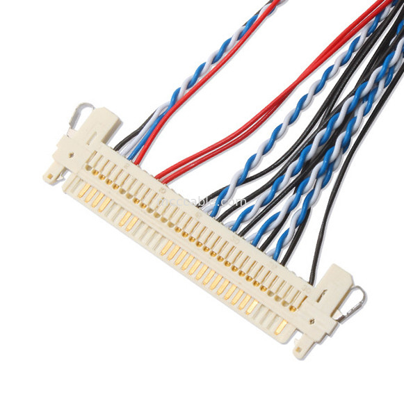 Καλώδιο Lvds 30 καρφιτσών, επιτροπή Fi X30HL Β 30 καρφιτσών LCD στο καλώδιο Lvds της δεκαετίας του '20 DF19