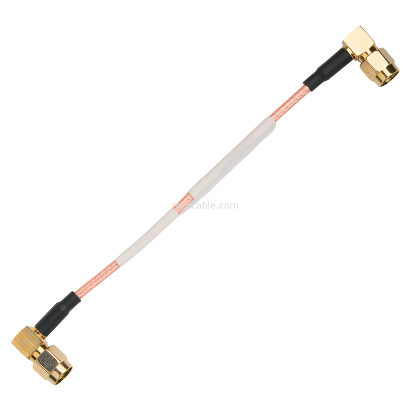 Ip67 Rohs Custom Coax Cable Ra Sma Plug Right Angle Plug Rg316 ΟΜ / Odm