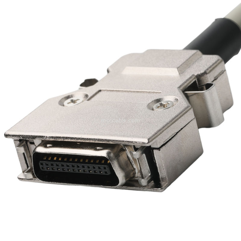 Hd D-Sub προς Mdr Plug Connector Cabel 14p*28 Awg Od 7.0mm Beige Pvc Jack