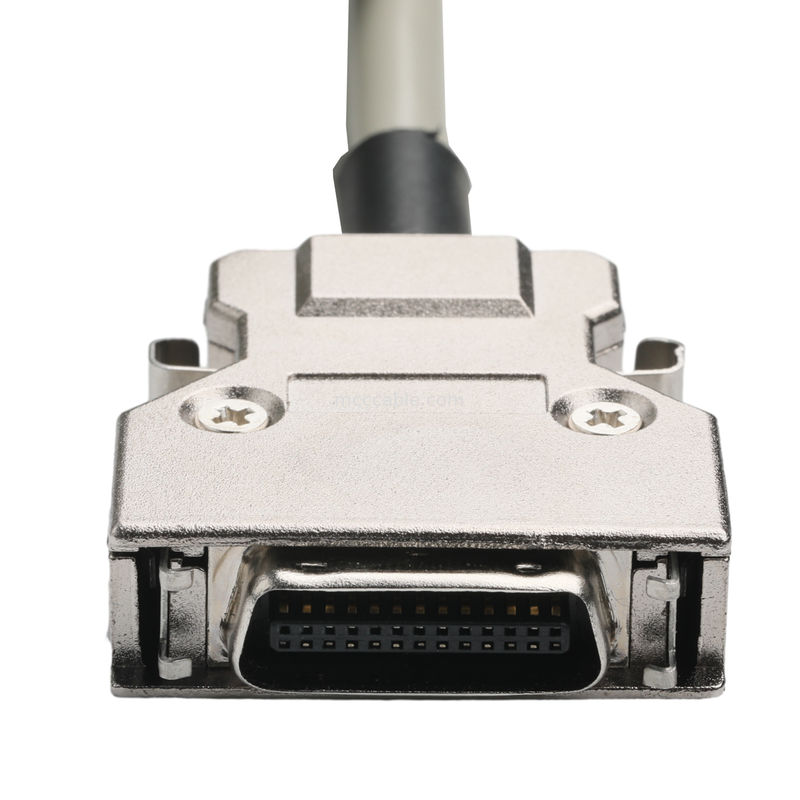 Hd D-Sub προς Mdr Plug Connector Cabel 14p*28 Awg Od 7.0mm Beige Pvc Jack