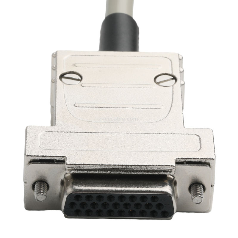 Hd D-Sub προς Mdr Plug Connector Cabel 14p*28 Awg Od 7.0mm Beige Pvc Jack