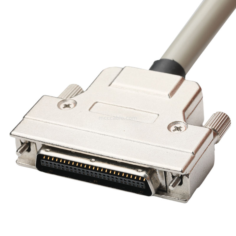 Hd D Sub Db50 Κουτί Ζινκ Σύνθετο Νικέλιο Επιχρισμένο με D-Sub Mdr Plug Od 90mm