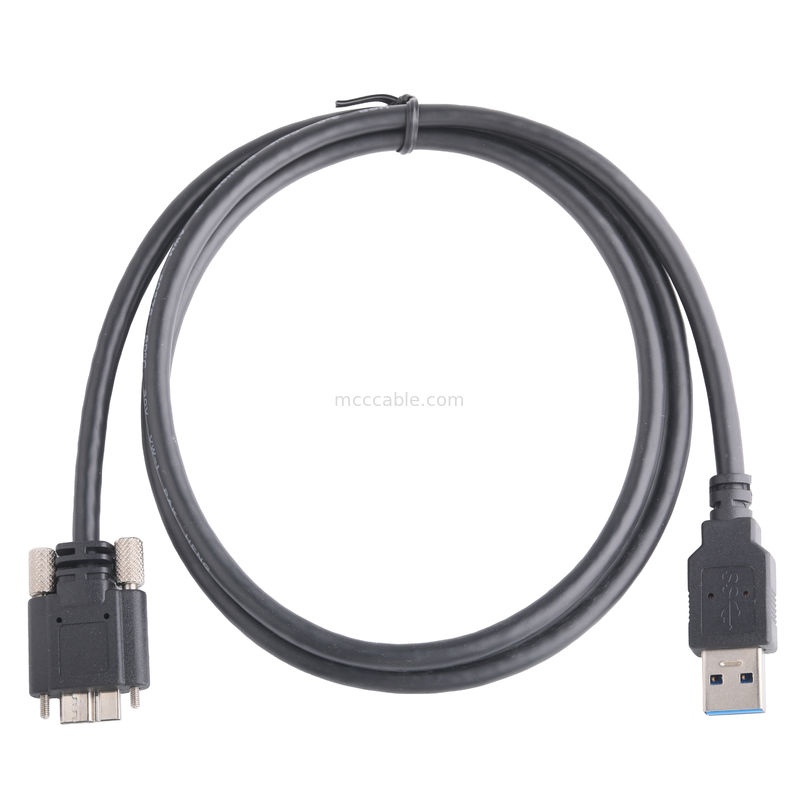 Μαύρο χρώμα 5gbps Usb 3.0 To Usb Micro B μήκος καλωδίου φόρτισης Προσαρμόστε Rohs