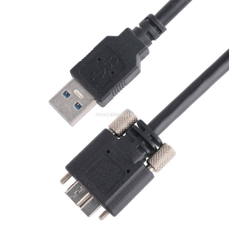 Μαύρο χρώμα 5gbps Usb 3.0 To Usb Micro B μήκος καλωδίου φόρτισης Προσαρμόστε Rohs