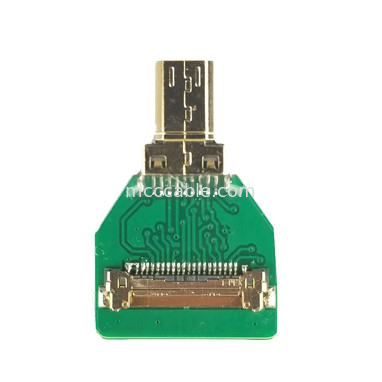MIPI Adapter Connector OEM ODM HDMI Cable Adapter Micro Straight Head HDMI-D-180° έως 20454-220-02 20455 20453