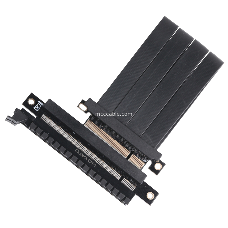 PCB Εξαιρετικά λεπτό κοακσιακό καλώδιο PCIE κάρτα γραφικών καλώδιο επέκτασης για μηχανές εξόρυξης
