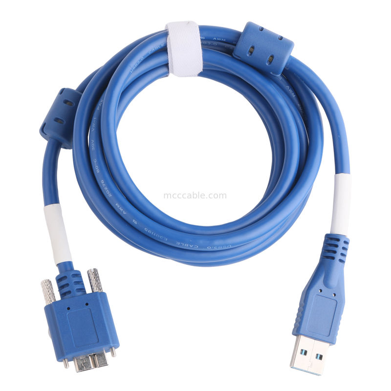 5gbps Micro B To Usb 3.0 μήκος καλωδίου Προσαρμόστε το μπλε χρώμα ROHS