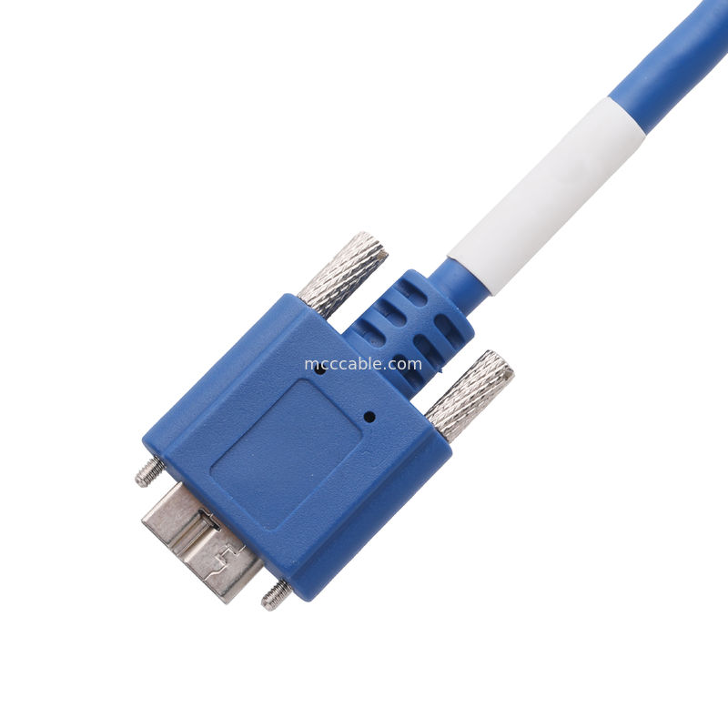 5gbps Micro B To Usb 3.0 μήκος καλωδίου Προσαρμόστε το μπλε χρώμα ROHS