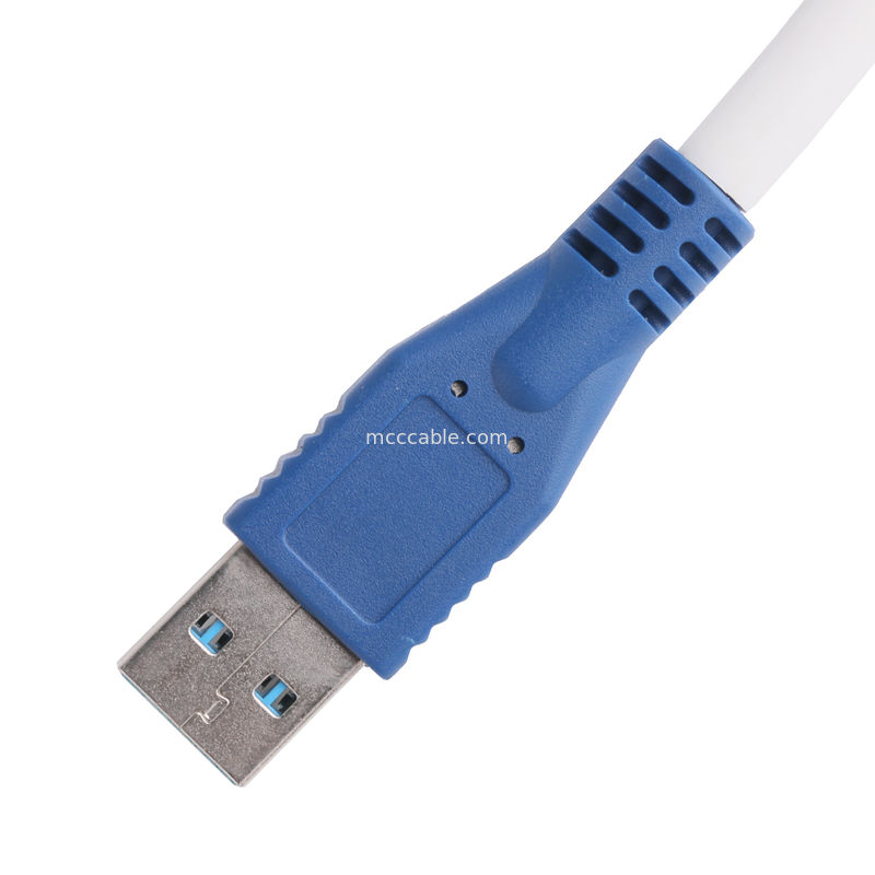 5gbps Micro B To Usb 3.0 μήκος καλωδίου Προσαρμόστε το μπλε χρώμα ROHS