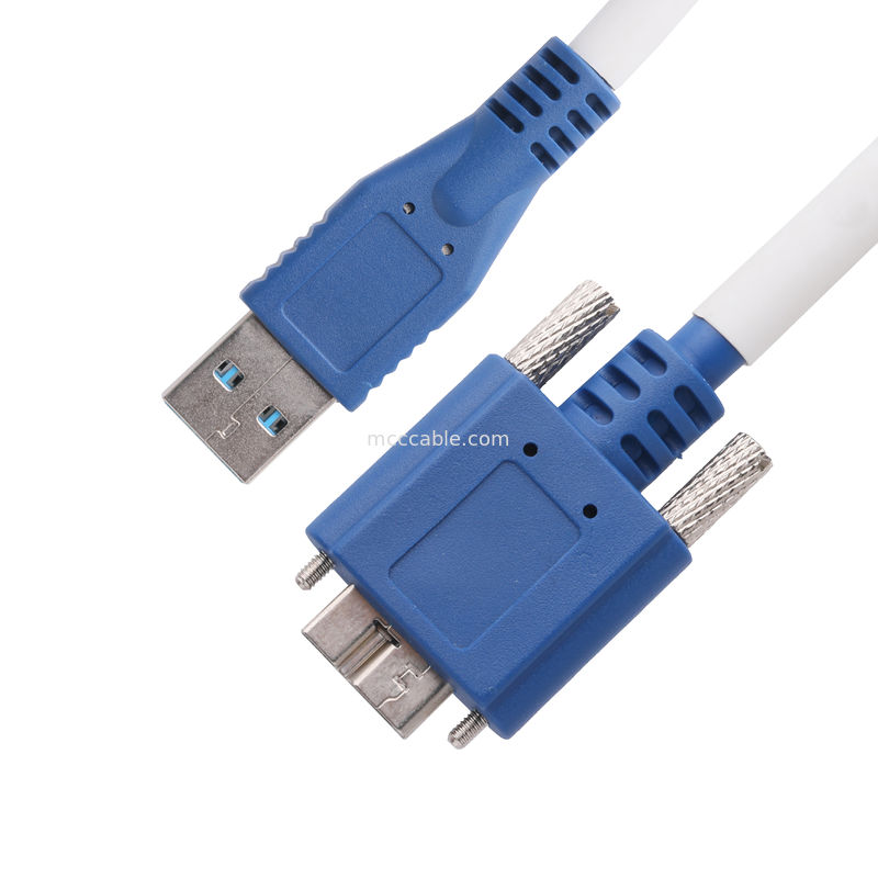 5gbps Micro B To Usb 3.0 μήκος καλωδίου Προσαρμόστε το μπλε χρώμα ROHS