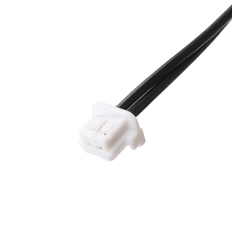 DC Plug 2.1*5.5mm Τύπος συγκόλλησης PVC Εμφάνιση τοποθέτηση 90 γωνία προς το λευκό περίβλημα 2P MOLEX F