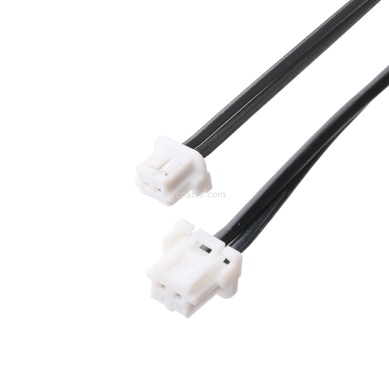 DC Plug 2.1*5.5mm Τύπος συγκόλλησης PVC Εμφάνιση τοποθέτηση 90 γωνία προς το λευκό περίβλημα 2P MOLEX F