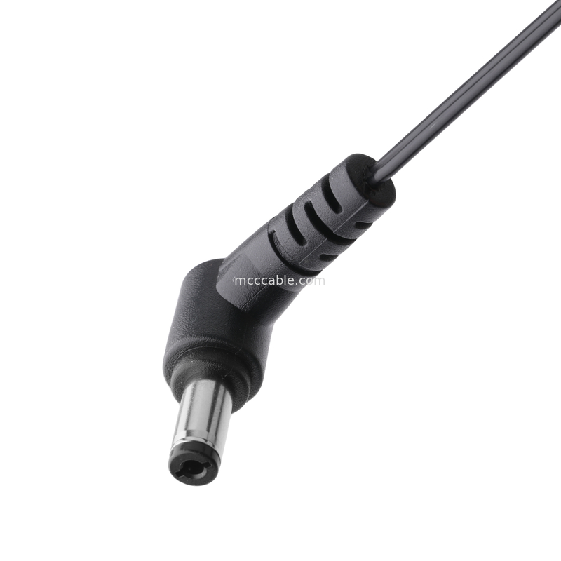 DC Plug 2.1*5.5mm Τύπος συγκόλλησης PVC Εμφάνιση τοποθέτηση 90 γωνία στο MOLEX 39012020 PITCH 4.2mm 1*2P Σώμα