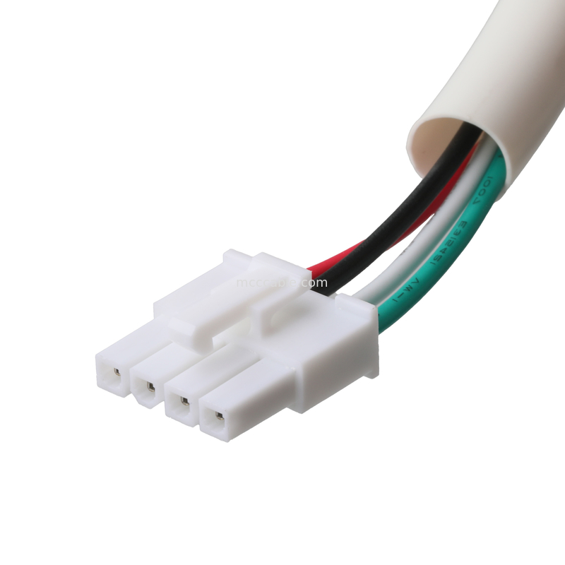 Molex HSG 4P έως RCPT HSG 4P Στροφή 4.2mm UL1007 18AWG 300V 80C OEM/ODM Διάστημα Προσαρμόστε
