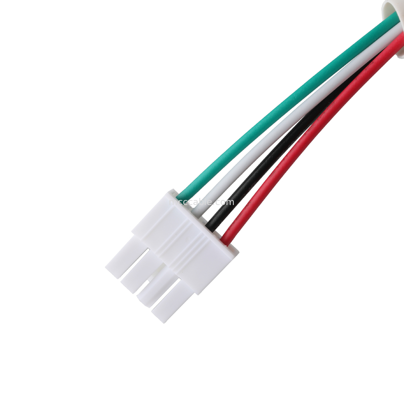 Molex HSG 4P έως RCPT HSG 4P Στροφή 4.2mm UL1007 18AWG 300V 80C OEM/ODM Διάστημα Προσαρμόστε