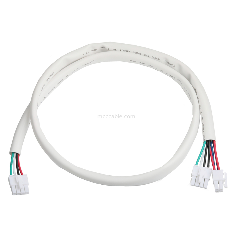 Molex HSG 4P έως RCPT HSG 4P Στροφή 4.2mm UL1007 18AWG 300V 80C OEM/ODM Διάστημα Προσαρμόστε