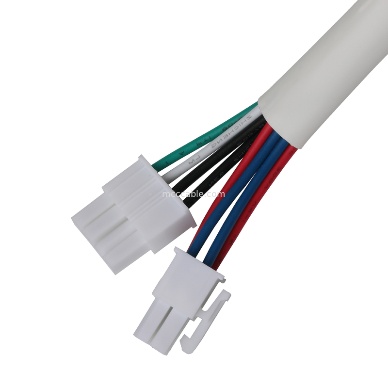 Molex HSG 4P έως RCPT HSG 4P Στροφή 4.2mm UL1007 18AWG 300V 80C OEM/ODM Διάστημα Προσαρμόστε