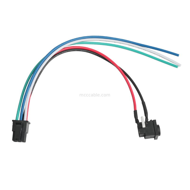 LHE 2147552062 MX3.0 6P έως PJ-019 Καλώδιο συνδέσμου ηλεκτρικής ενέργειας συνεχούς ρεύματος UL1007 20AWG