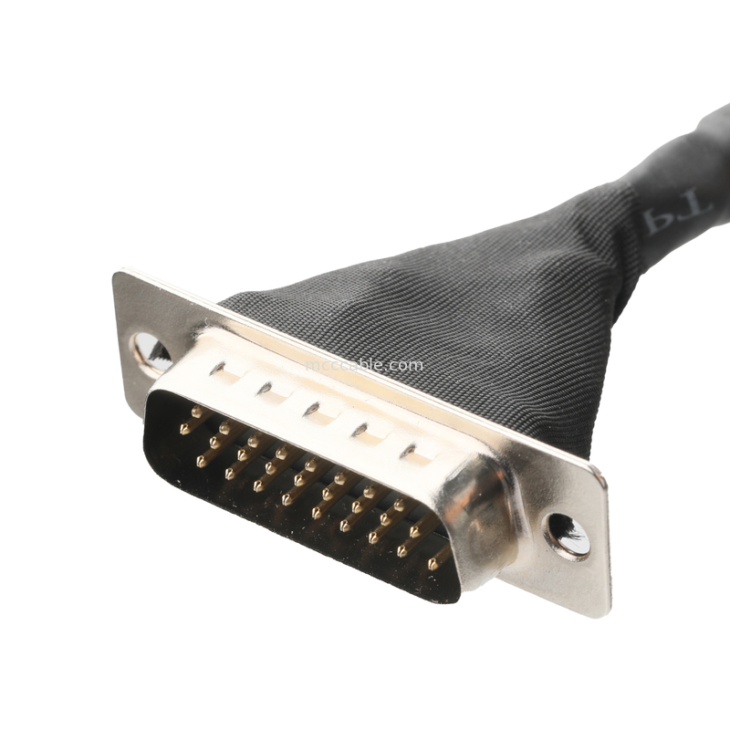 Συγκρότημα καλωδίων LVDS JAE FI-RE51HL 51Pin έως HD-SUB 26P MALE SLODER UL 1007 20AWG