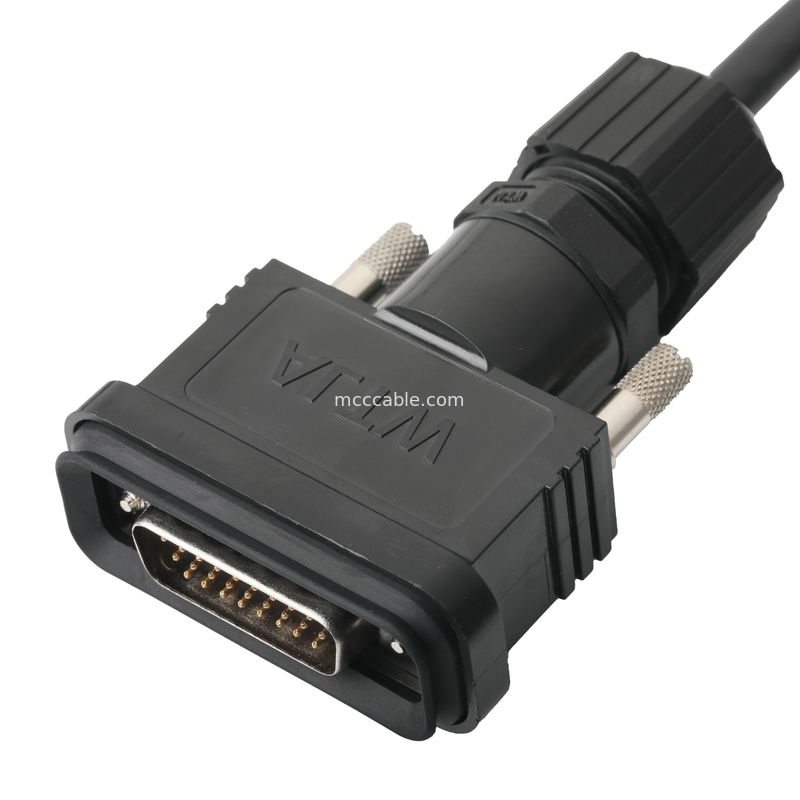 ROHS Σύνθεση καλωδίου LVDS HDB-26BMMA-SL7001 Άντρας προς HDB-26BFFA-SL7001 Γυναίκα Μέγεθος Προσαρμογή OEM/ODM