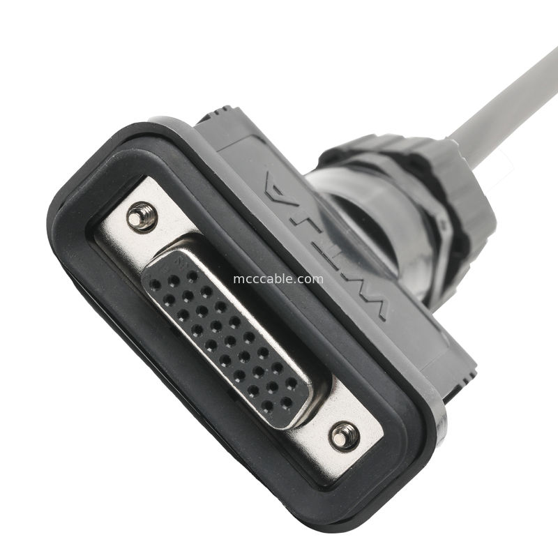 ROHS Σύνθεση καλωδίου LVDS HDB-26BMMA-SL7001 Άντρας προς HDB-26BFFA-SL7001 Γυναίκα Μέγεθος Προσαρμογή OEM/ODM