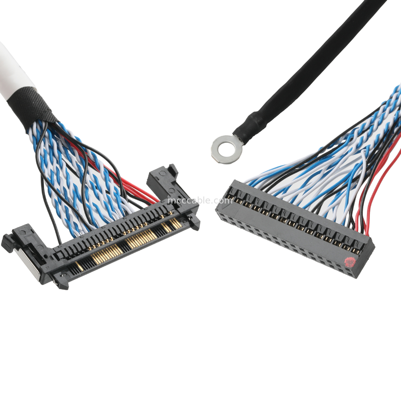 Συγκρότημα καλωδίων LVDS JAE FI-RE51HL 51Pin έως DP2.0 30Pin Ή EGN UL 1571 28AWG