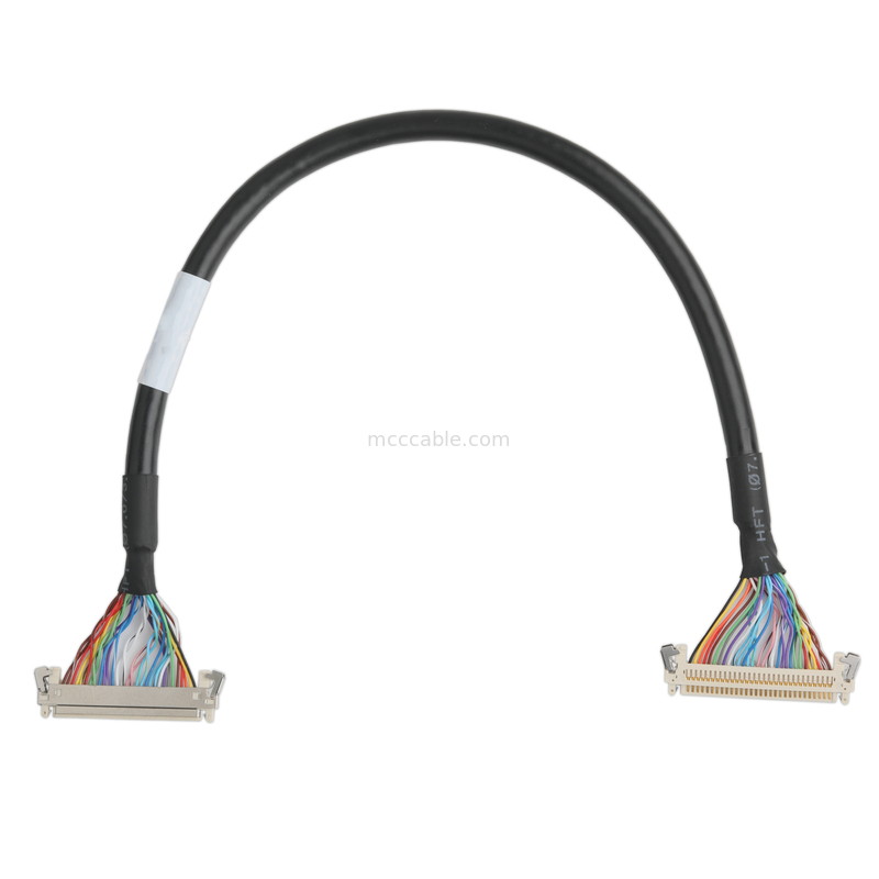 ΚΑΒΕΛΙΟ LCD JAE FI-X30HL Εικονική οθόνη Σύνδεσμος καλωδίου μητρικής πλακέτας UL20276 AWG30 με πλέξιμο και ετικέτα UL