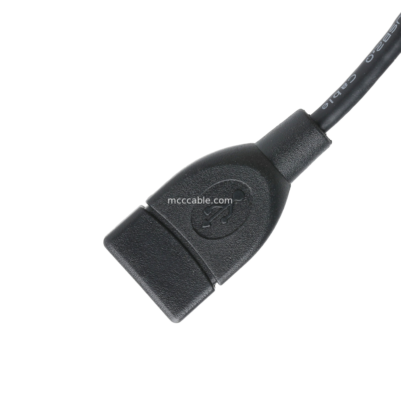 Συγκρότημα καλωδίων USB για IC7 USB-A 2.0 δοχείο σε Molex 51021-0400 RM 1.25mm 4Pin Εξωτερικός προσαρμογός επέκτασης