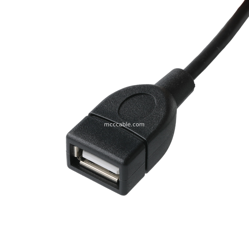 Συγκρότημα καλωδίων USB για IC7 USB-A 2.0 δοχείο σε Molex 51021-0400 RM 1.25mm 4Pin Εξωτερικός προσαρμογός επέκτασης