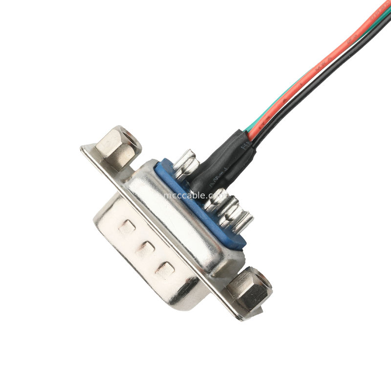 Συγκρότημα καλωδίων DB 9P LVDS D-SUB-9P Άντρας συγκόλληση σε MX1.25mm 4Pin Wire Connector OEM/ODM