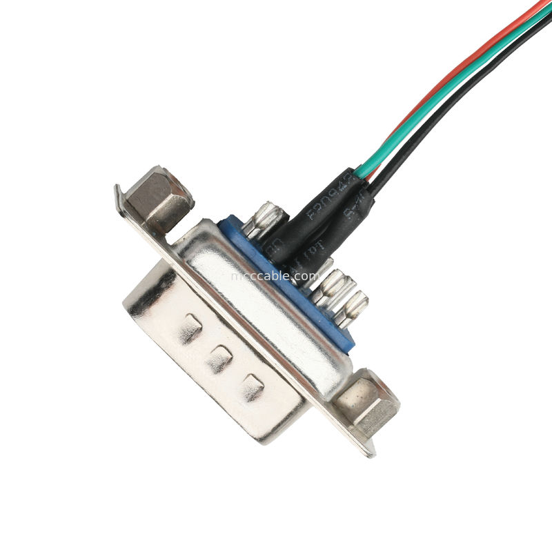 Συγκρότημα καλωδίων DB 9P LVDS D-SUB-9P Άντρας συγκόλληση σε MX1.25mm 4Pin Wire Connector OEM/ODM