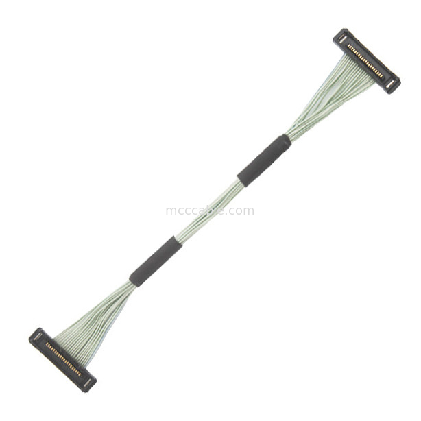0.4mm Στροφή 20380-R20T-06 Micro Coaxial Cable lvds καλώδιο συνδέσμου 20P 0,4mm στροφή