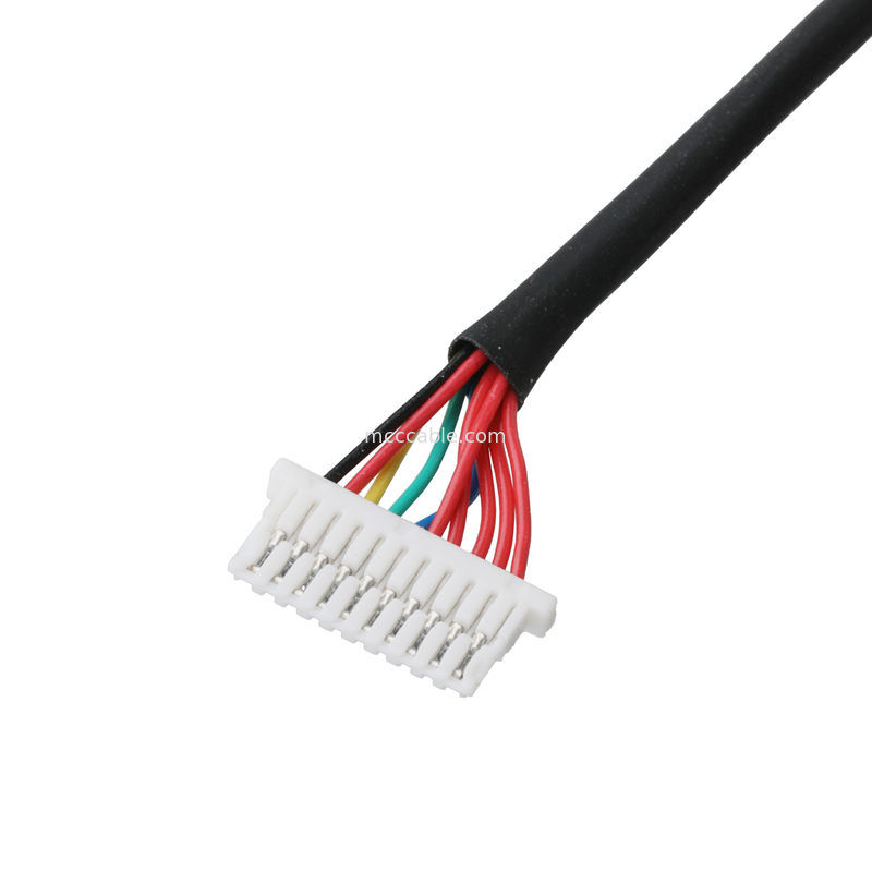 Διάταξη 10P JST SHLP-10V-S-B σε ημι-απογυμνωμένες σχοινίτες