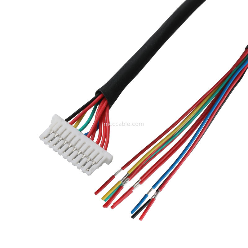 Διάταξη 10P JST SHLP-10V-S-B σε ημι-απογυμνωμένες σχοινίτες