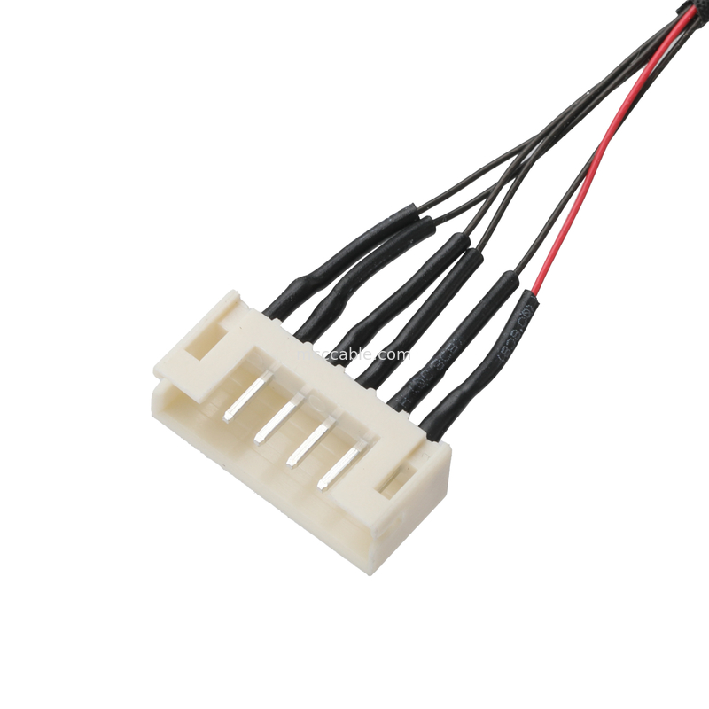 Καλώδια οθόνης LED JST B6B-PH-K-S-6P έως JST 0.8-6P Συνδέτης οθόνης LVDS Προσαρμοσμένα καλώδια συνδυασμού