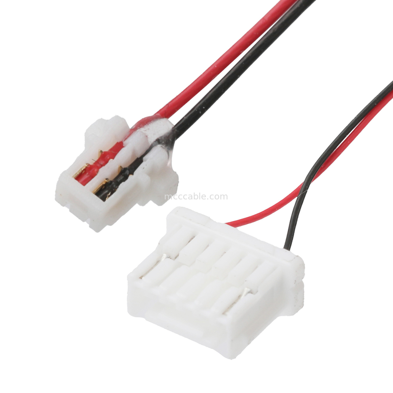 JST Wire Harness 0.8mm pitch 2P Επικοινωνία πρόσωπο προς τα πάνω με NSHR-6P 1.0mm μαντήλα Αποσυνδέσιμο δεξαμενόπλοιο