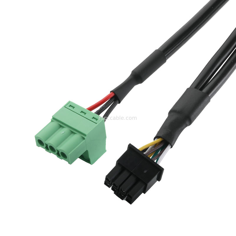 Προσαρμοσμένοι συνδετήρες βιομηχανικών καλωδίων DB-15P θηλυκό προς HSG 43025-0800 πλάτος 3,0 mm και 691352710003 πλάτος 5,8 mm