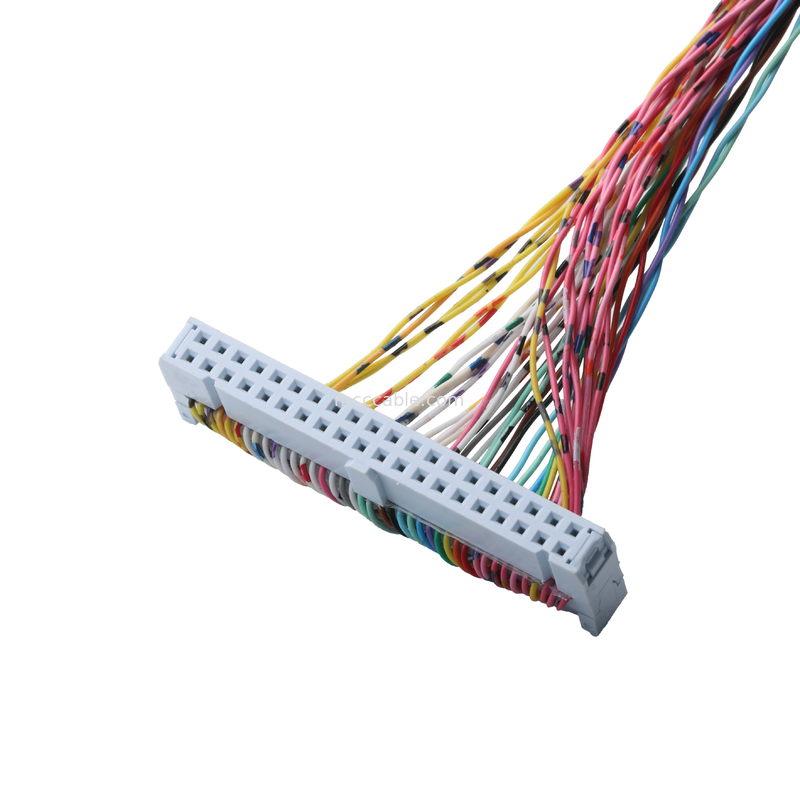 Συνδετήρας 89140-0101 RCPT 40P IDC 26-28AWG GOLD Κατευθείαν, NPT Hubs με ολοκληρωμένο δαχτυλίδι σφράγισης