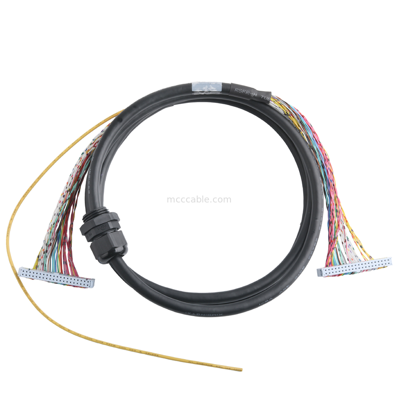 Συνδετήρας 89140-0101 RCPT 40P IDC 26-28AWG GOLD Κατευθείαν, NPT Hubs με ολοκληρωμένο δαχτυλίδι σφράγισης