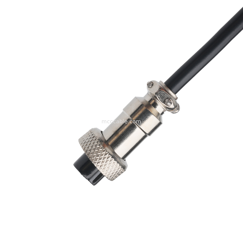 ΚΑΛΟΥΡΟΣ PVC 30P D-SUB FEMALE σε GX12 M12-2P σύνδεσμος Custom Connectors OEM/ODM