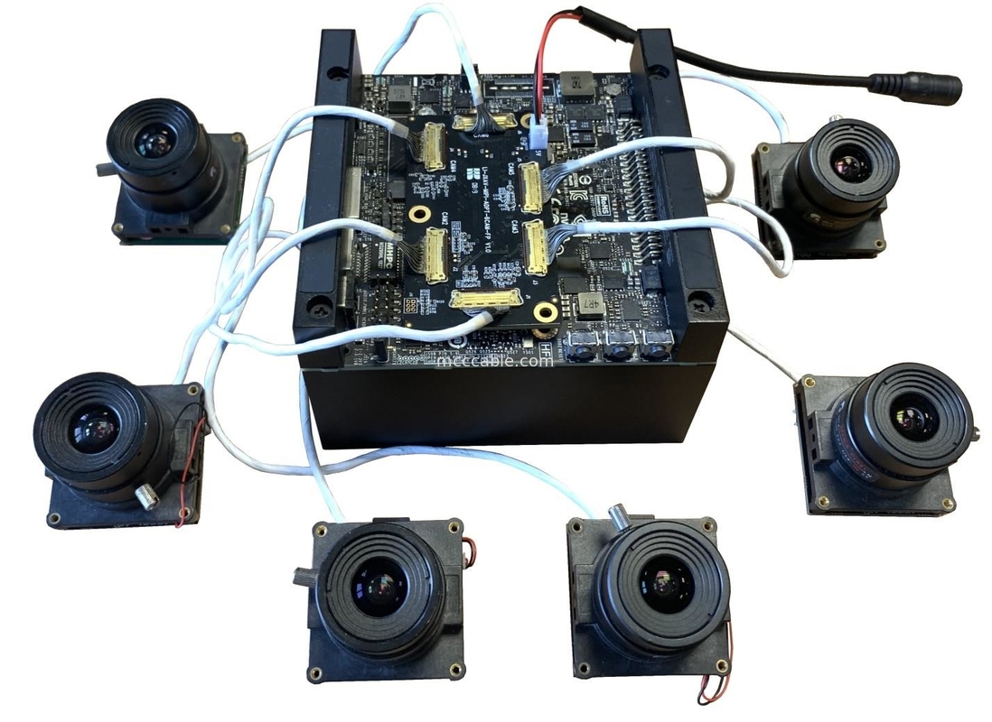 Micro Coax LI-JXAV-MIPI-ADPT-6CAM σε LI-IMX290-MIPI-M12 FAW-1233-03 Κεφάλαιο Nvidia Camera Board και Design Camera Connecto
